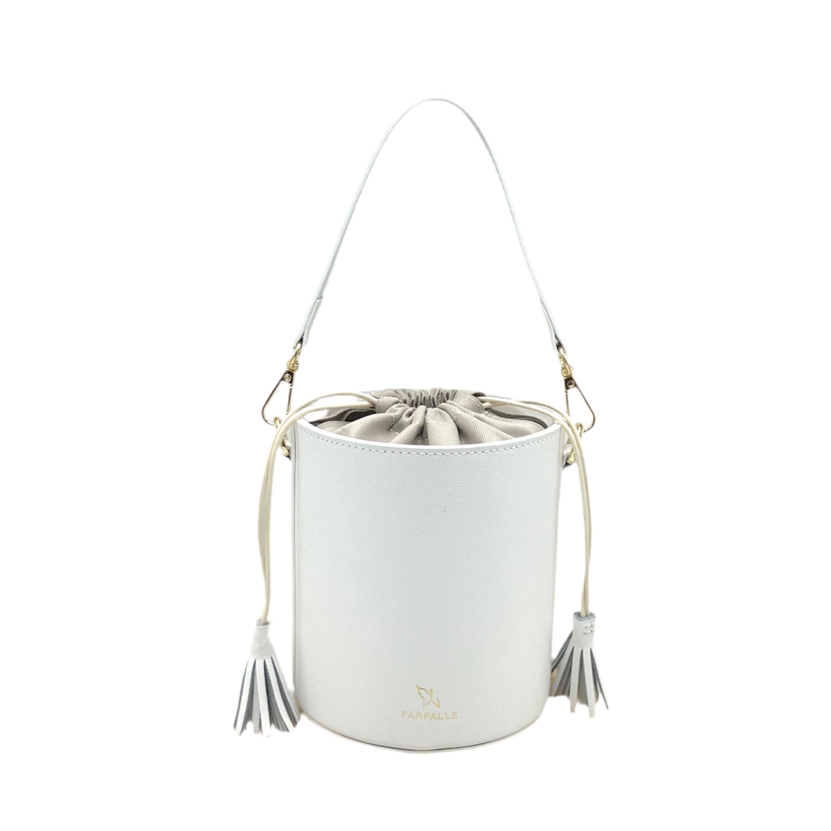 Genuine leather bucket bag, Made in Italy, art. 112613
