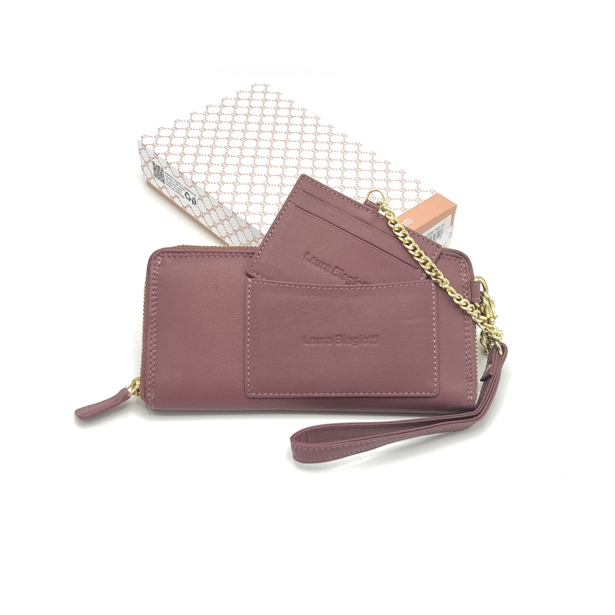 Genuine leather wallet, for women, Laura Biagiotti, art. LB25760-19