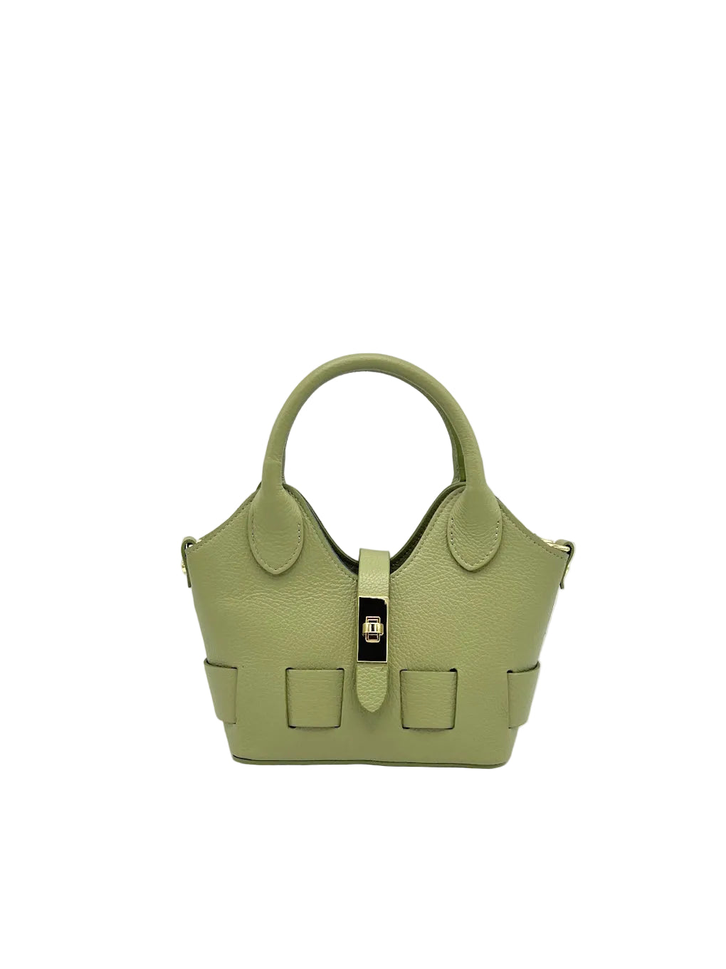Borsa a tracolla in vera pelle, Misura piccola, Made in Italy, art. 112600