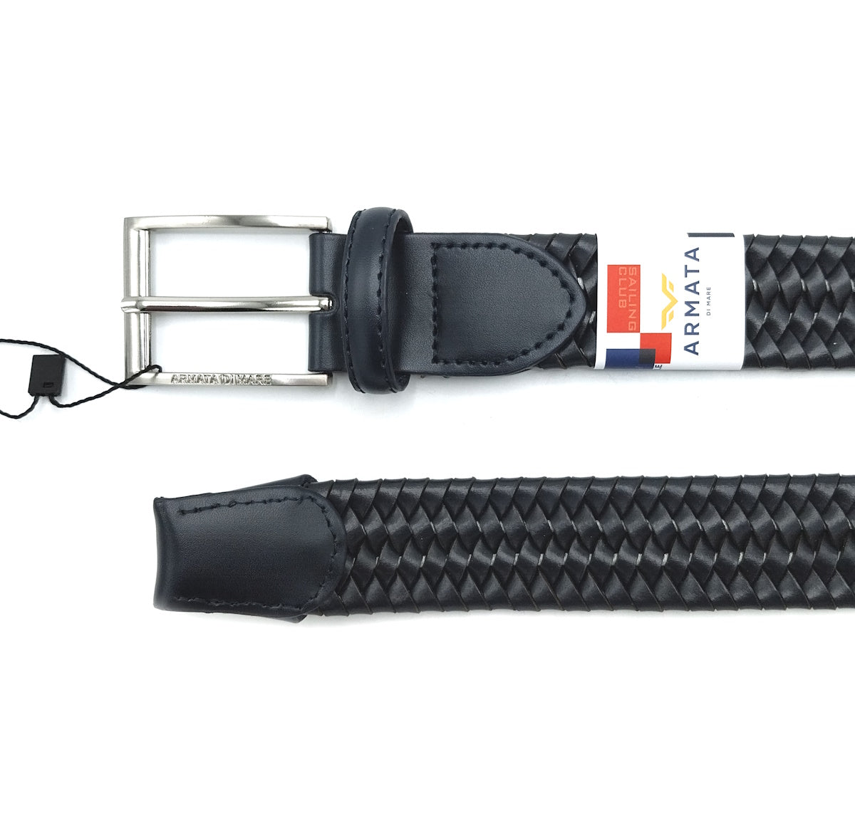 Genuine leather elastic belt, Armata di mare, art. IDK693/35