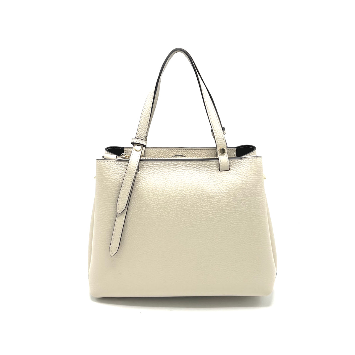 Genuine leather handbag with crossbody strap, Made in Italy, art. 112662