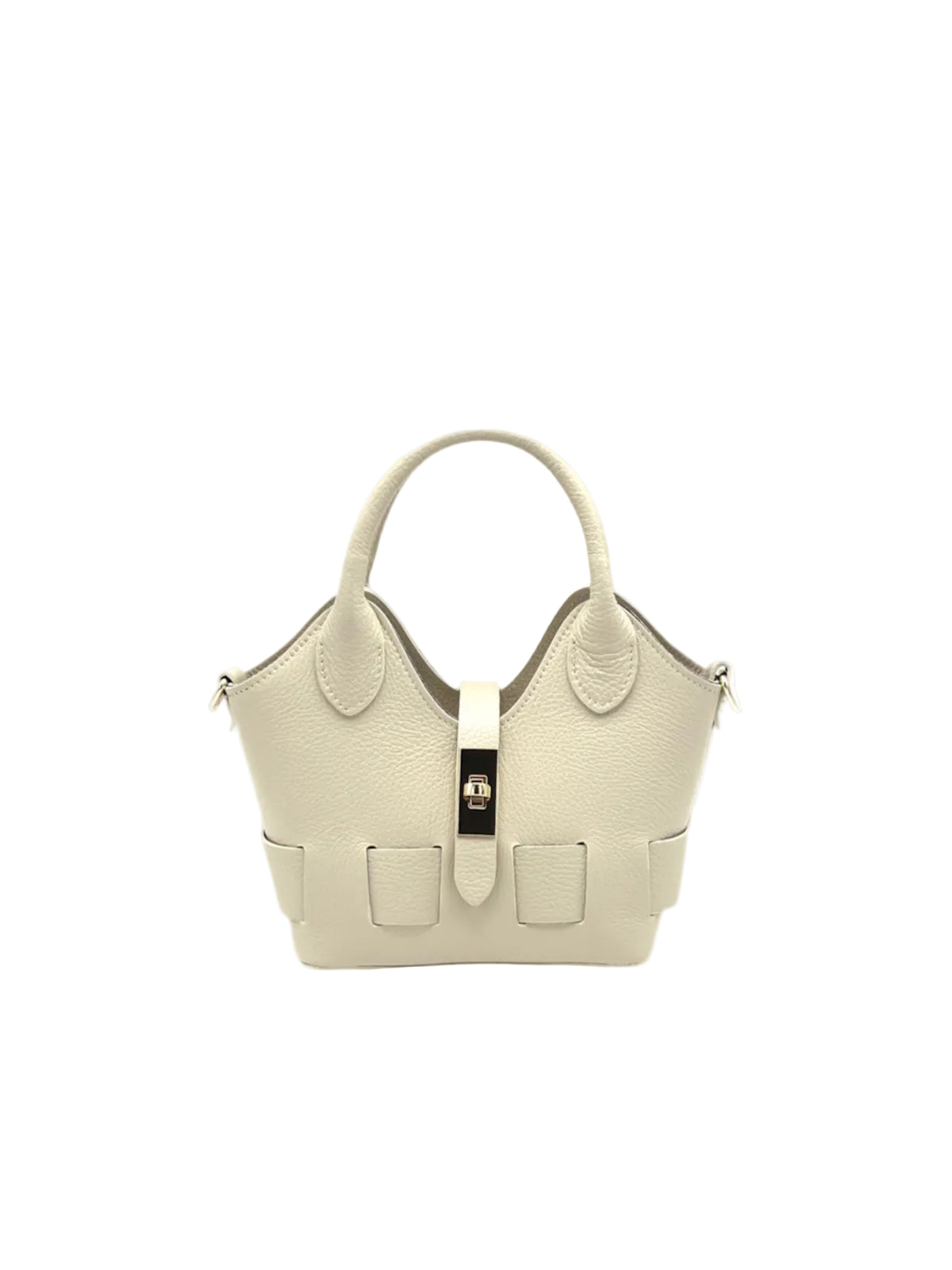 Borsa a tracolla in vera pelle, Misura piccola, Made in Italy, art. 112600