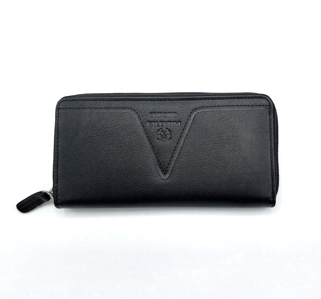 Genuine leather wallet, Emporio Valentini, for women, art. 7589