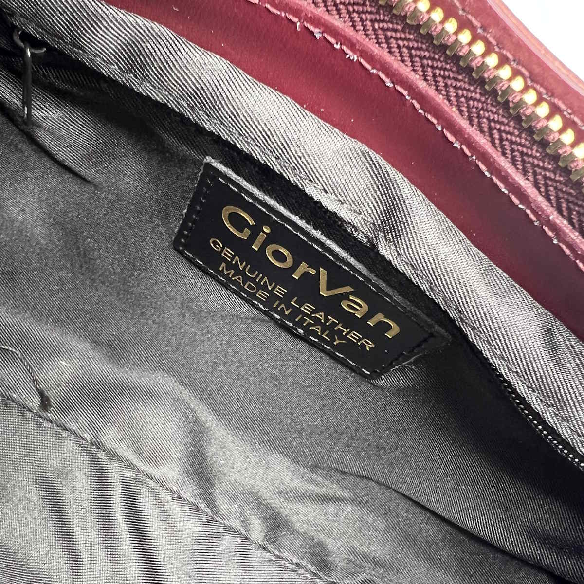 Genuine leather shoulder bag, Made in Italy, art. 112412GV