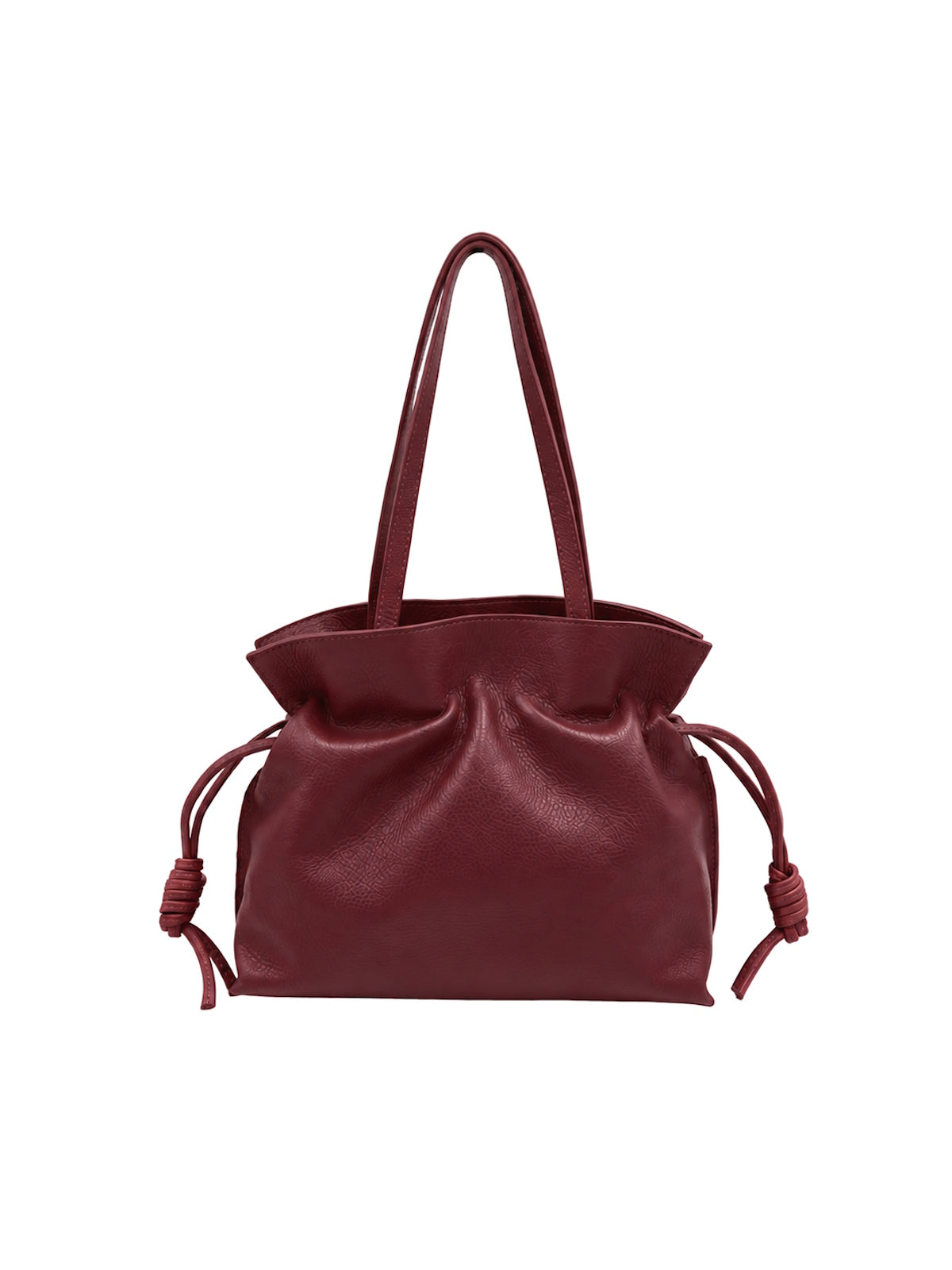 Genuine Leather Drawstring Pouch – Hand Carry & Crossbody Bag, Made in Italy, art. 112790