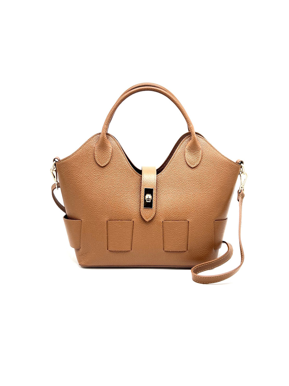 Borsa a tracolla in vera pelle, Made in Italy, art. 112599
