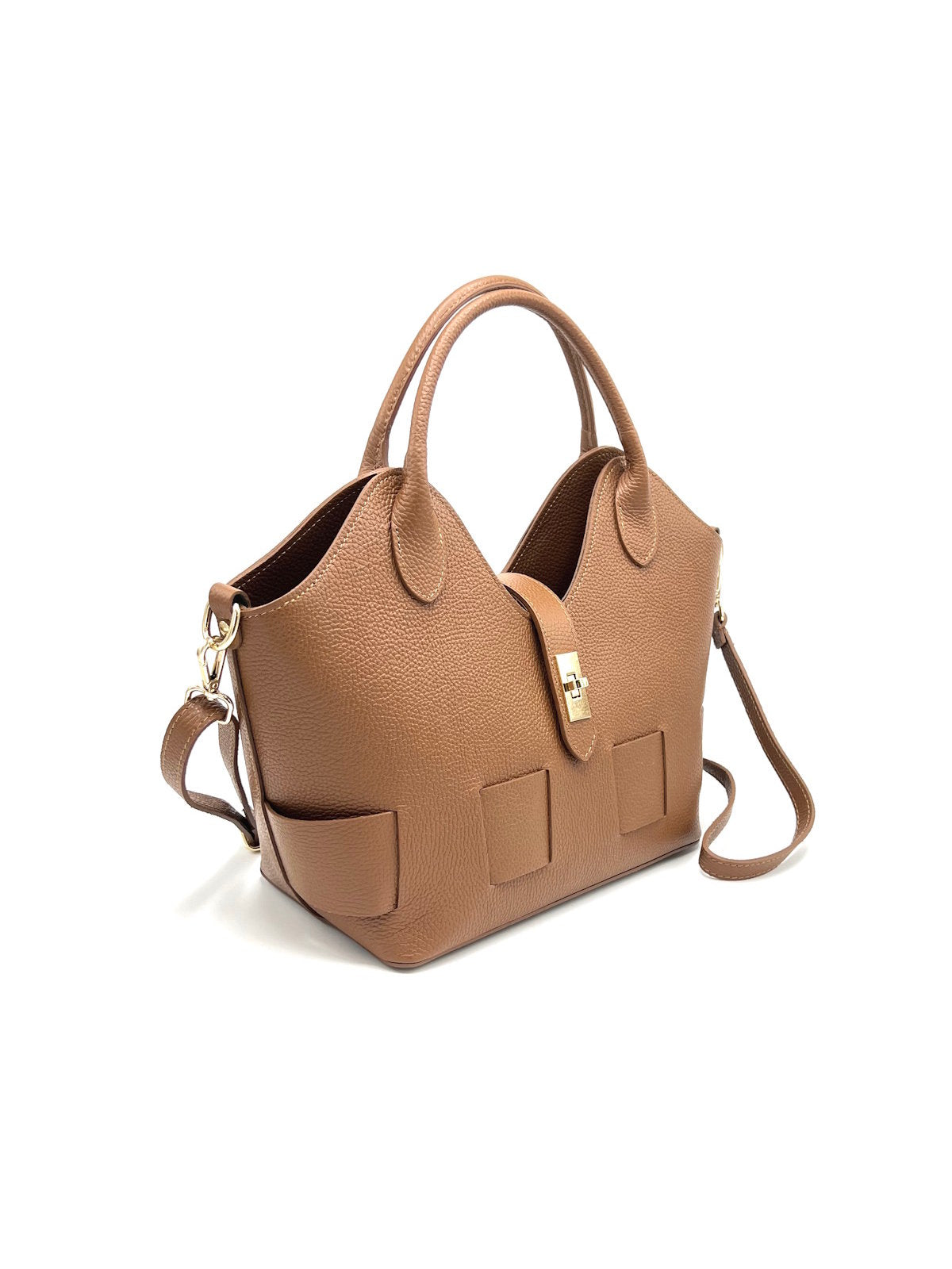Borsa a tracolla in vera pelle, Made in Italy, art. 112599