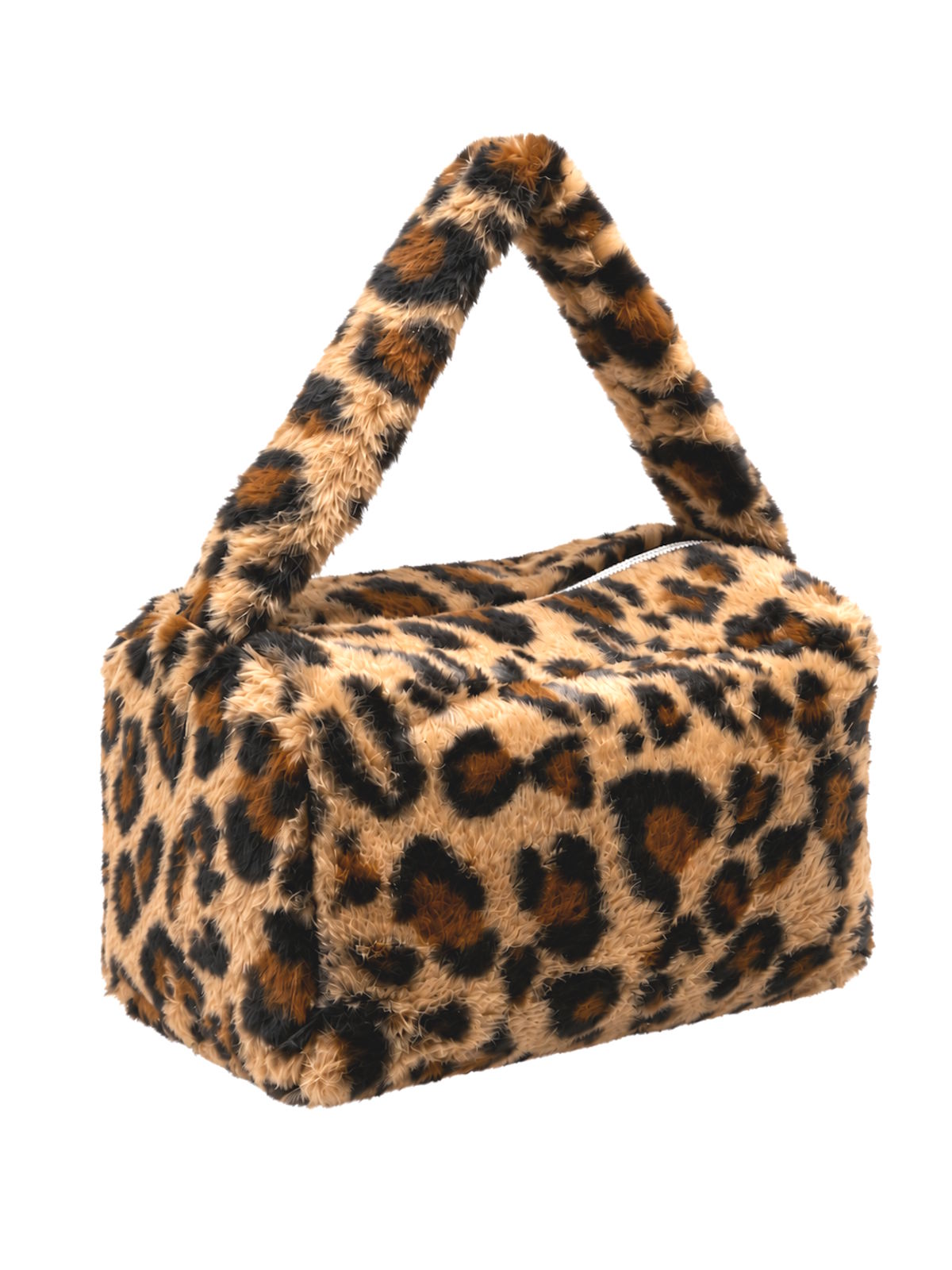 Christmas Gift for Her | Warm Square Print Fringed Scarf with Plush Gift Bag, art. 262086