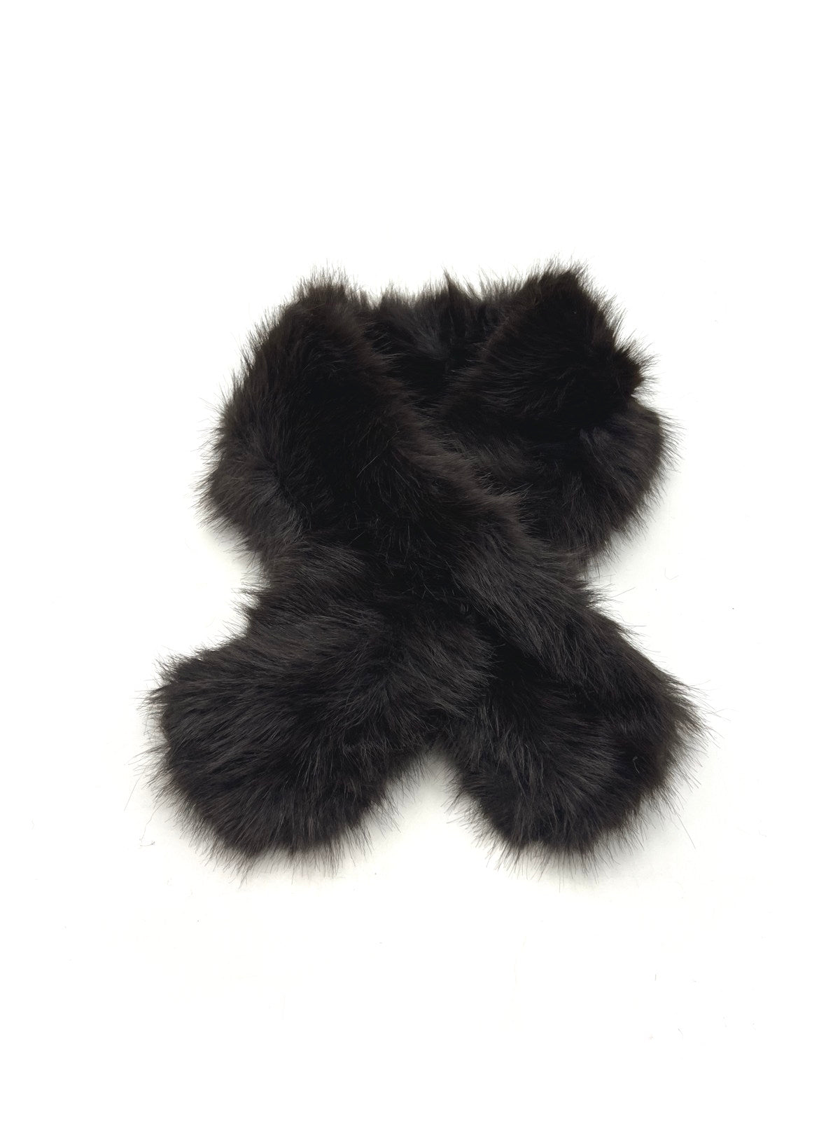 Plush Faux Fur Crossover Scarf, Fall/Winter, Art. XY-11.532