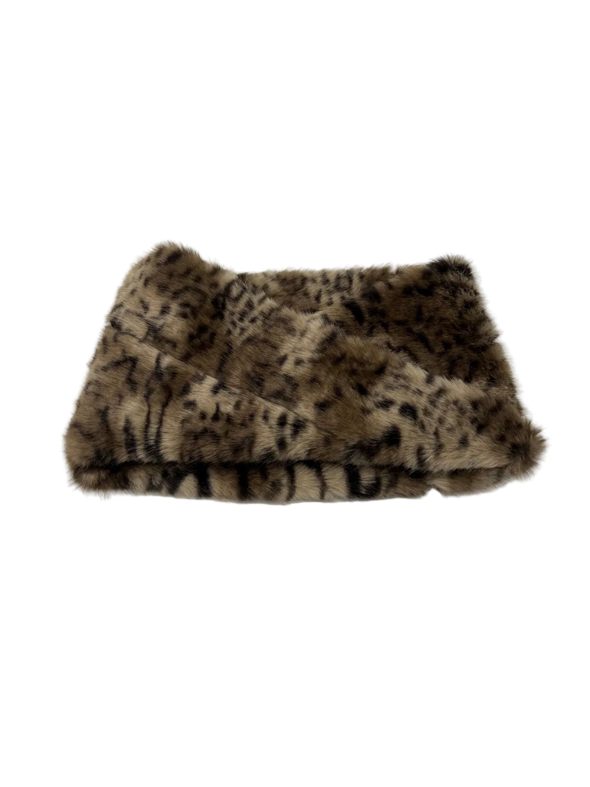 Leopard Print Plush Faux Fur Neck Warmer, Fall/Winter, Art. MZ-2628.532