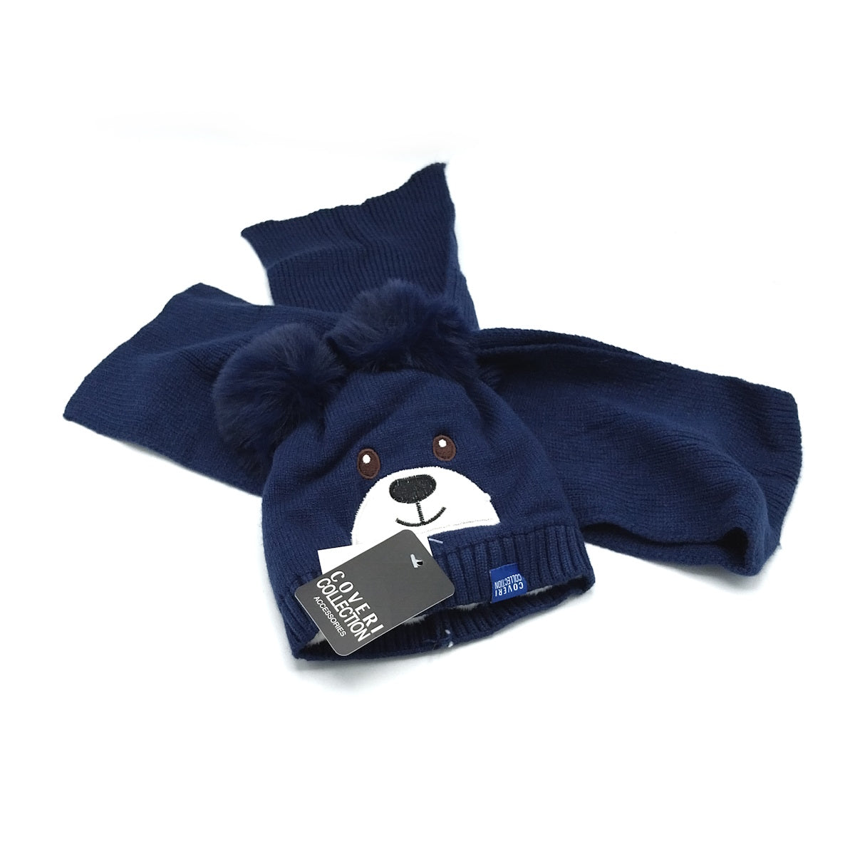 Set hat and scarf, Gift Box for boys , Coveri Collection,  art. 203018