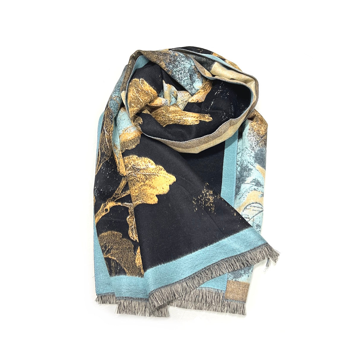 Cashmere Touch Double Face Scarf with Gift Bag – Coveri Collection Winter Fashion Accessory, 253116