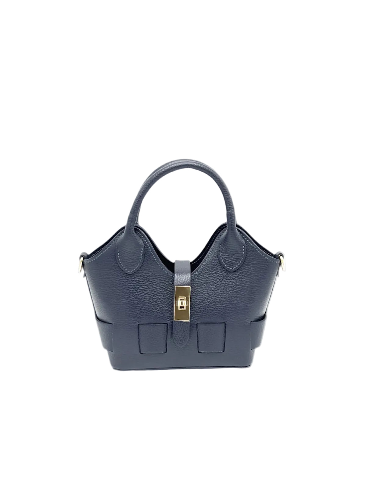 Borsa a tracolla in vera pelle, Misura piccola, Made in Italy, art. 112600
