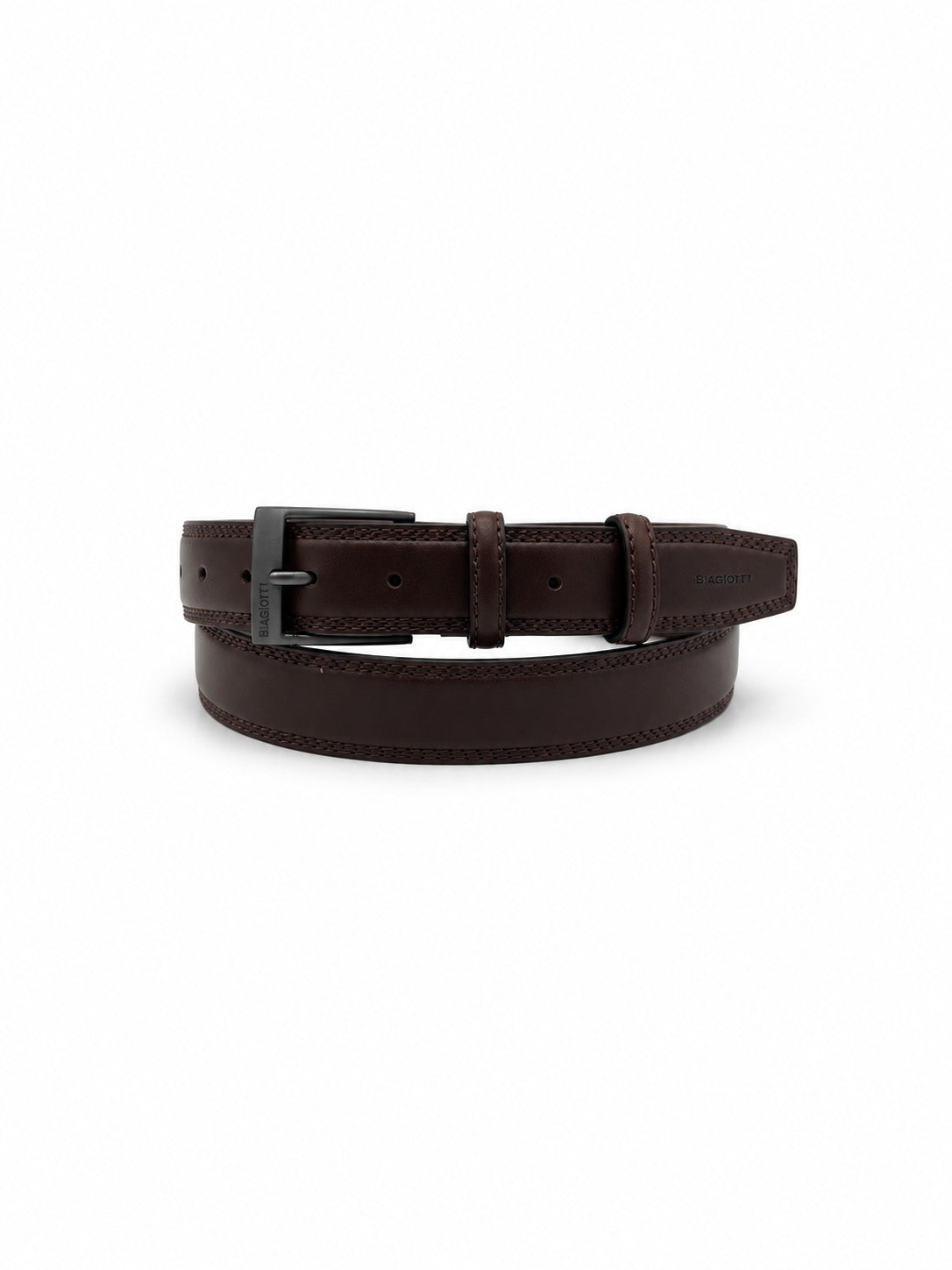 Classic Men's Business Belt with Triple-Row Stitching | BIAGIOTTI Uomo | Art. CLB600-007.290