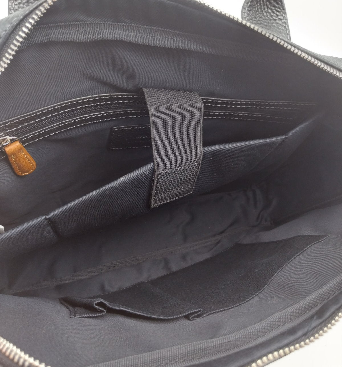 Genuine leather briefcase, for men, art. DO4816