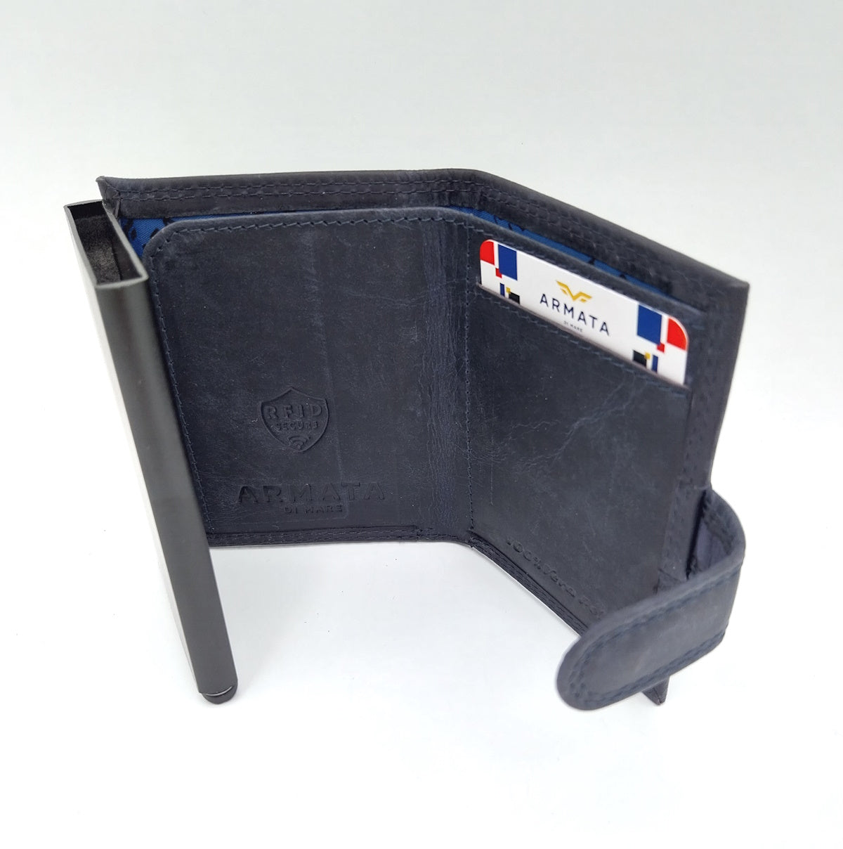 Genuine leather card holder, Armata di Mare, art. PDK372-92
