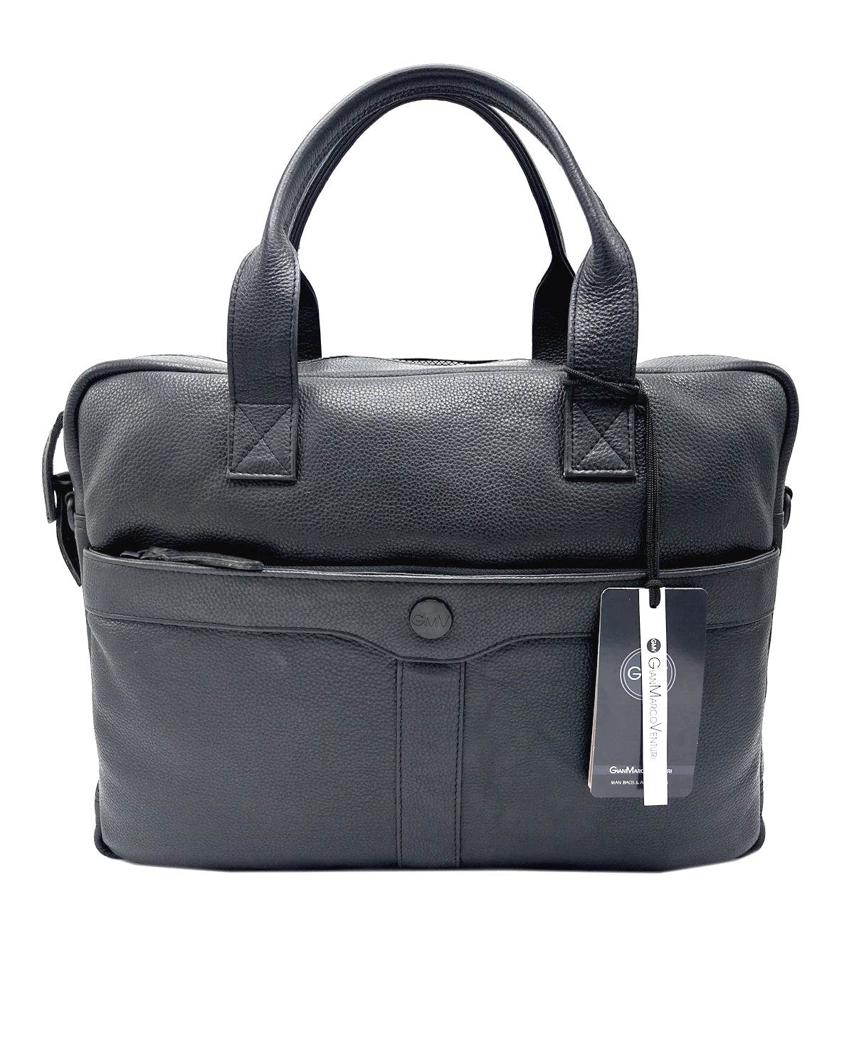 Genuine leather briefcase, Brand GMV, art. GMV517-1WK