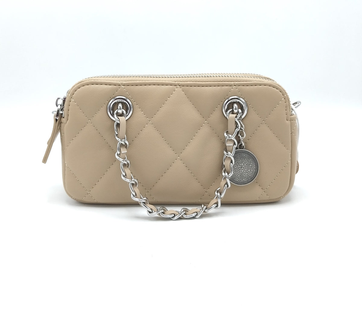 Genuine leather mini chain bag,  art. 2507