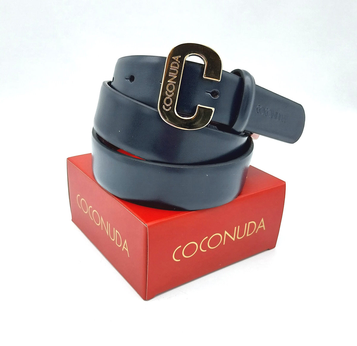 Genuine leather belt for women, Coconuda, art. IDK569/30