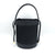 Leather and calf hair bucket bag, Made in Italy, small, art. 112505