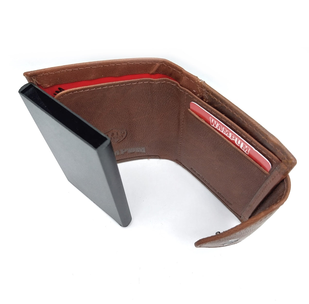 Portafoglio in vera pelle, Wampum, art. pdk397-92