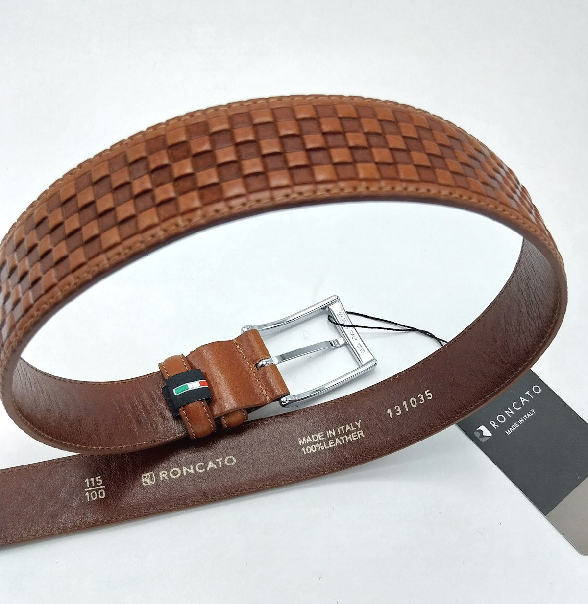 Genuine leather belt, Made in Italy, Roncato, art. RO1310-35