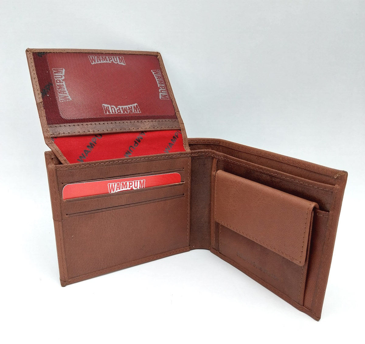 Genuine leather wallet, Wampum, art. pdk398-9