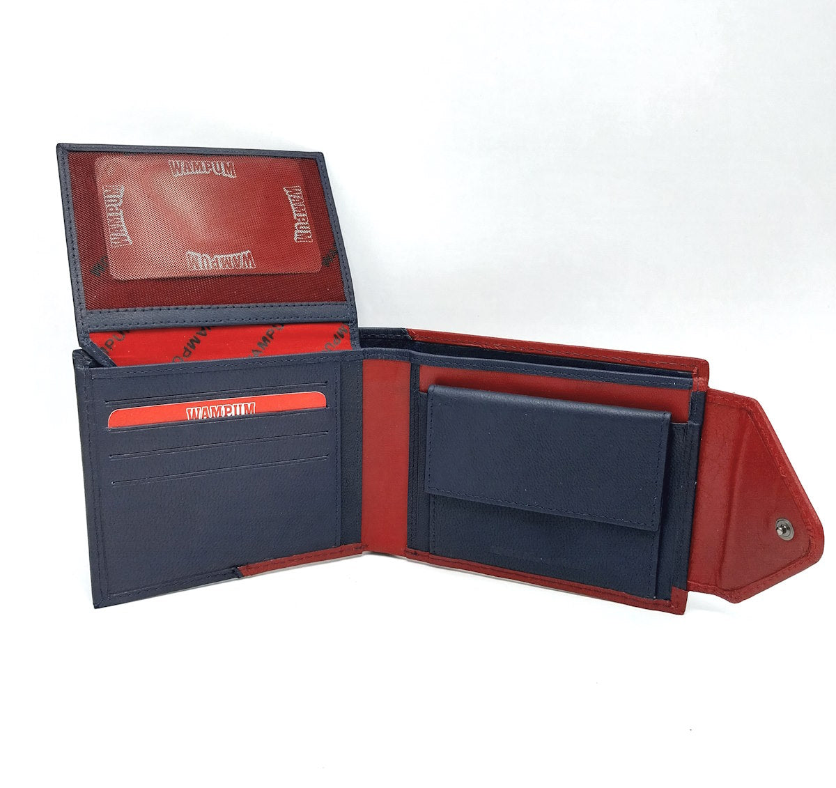 Genuine leather wallet, Wampum, art. pdk397-1