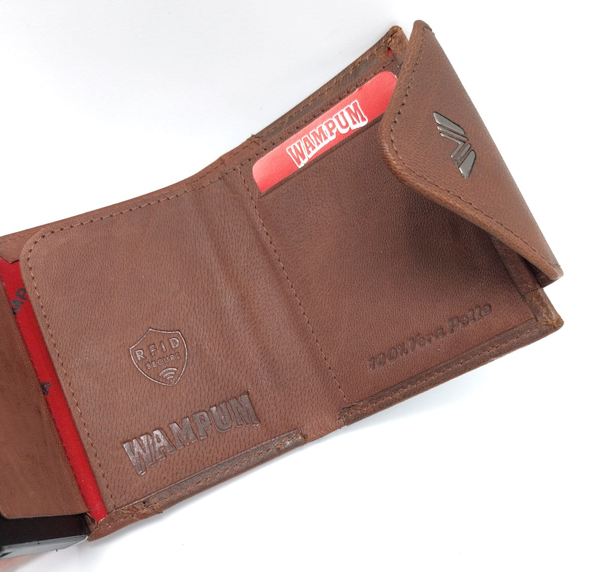 Portafoglio in vera pelle, Wampum, art. pdk397-92