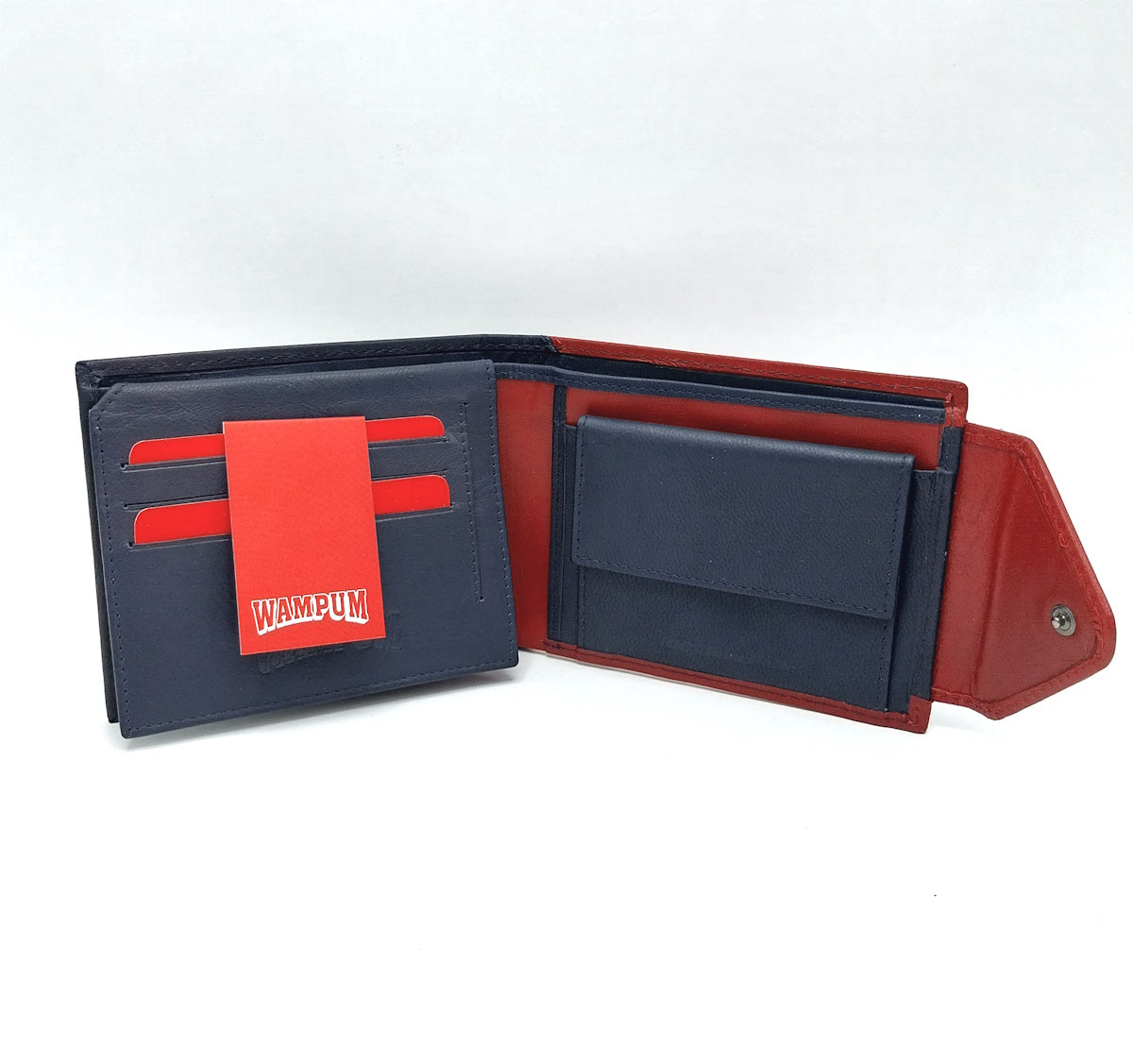 Genuine leather wallet, Wampum, art. pdk397-1