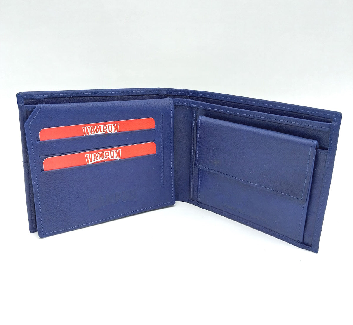 Portafoglio in vera pelle, Wampum, art. pdk398-1