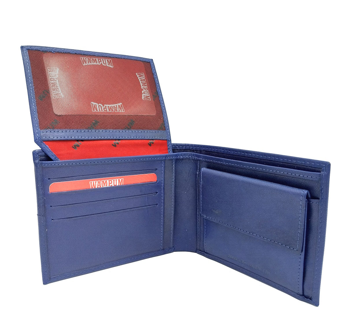 Portafoglio in vera pelle, Wampum, art. pdk398-1