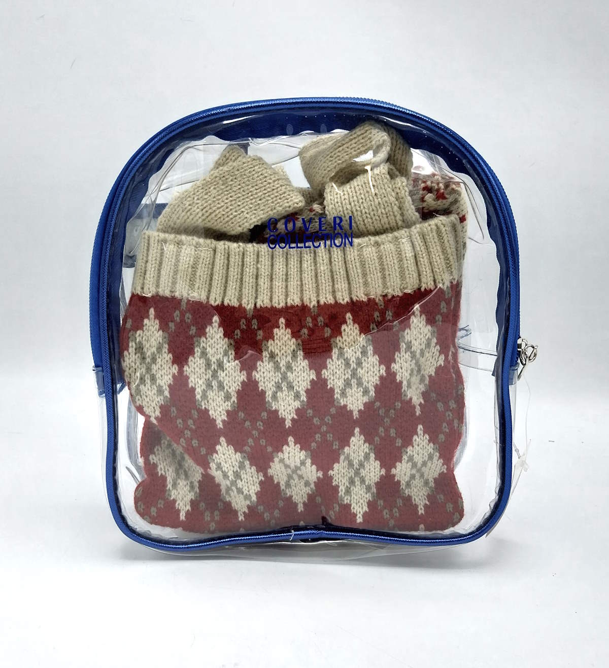 Set mini bag and scarf, Gift Box for boys , Coveri Collection,  art. 203019