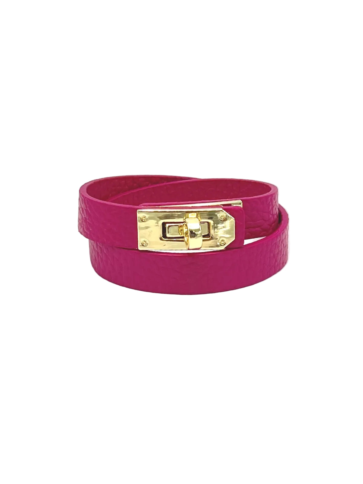 Genuine Leather Twist Double Wrap Bracelet, Made in Italy, art. 602003