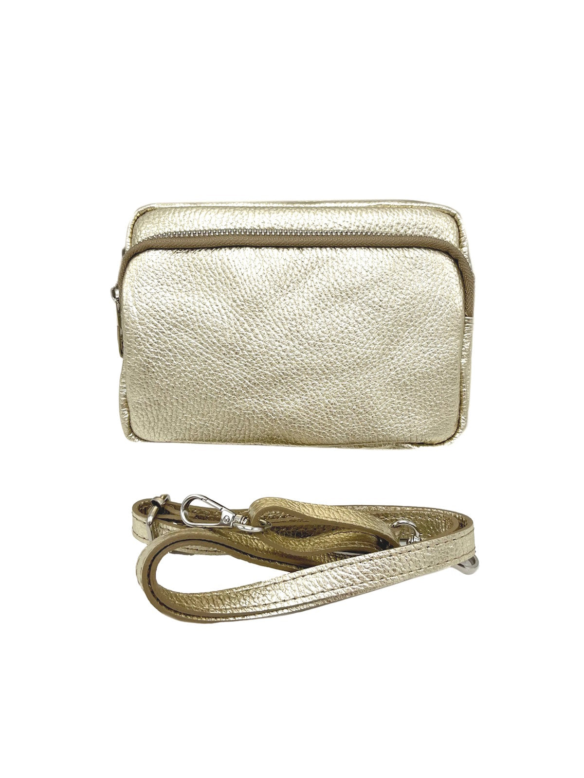 Women's Genuine Leather Shoulder Bag, Small Size, Made in Italy, art. 112424