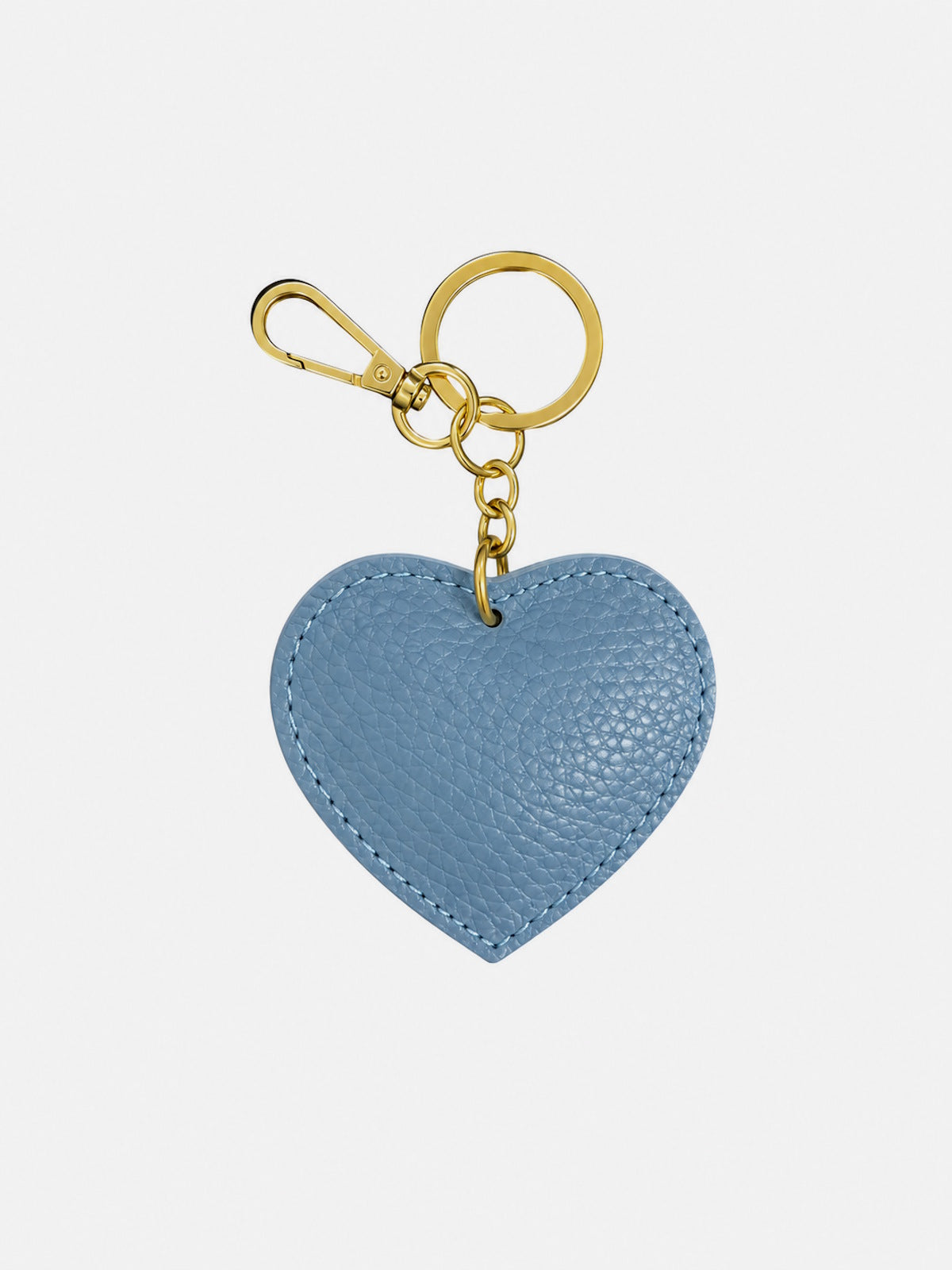 Genuine Leather Heart Keychain & Bag Charm, art. PO08