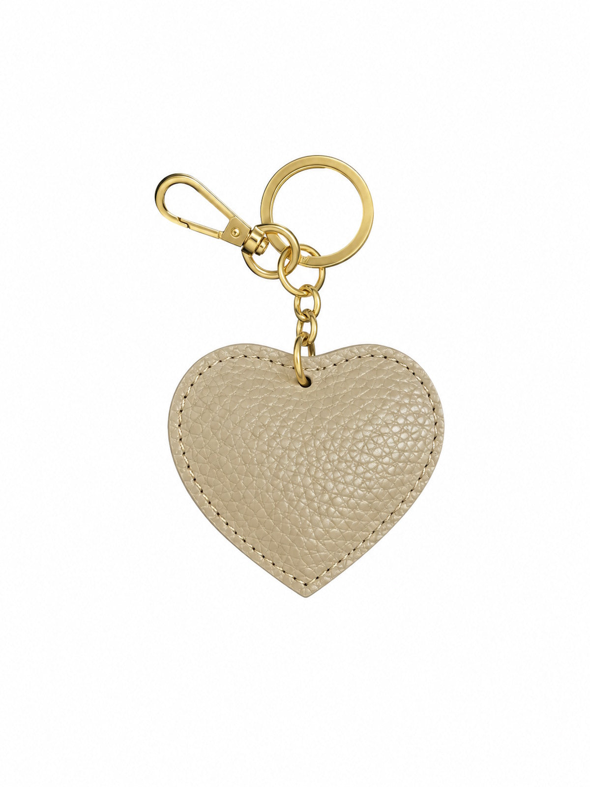 Genuine Leather Heart Keychain & Bag Charm, art. PO08