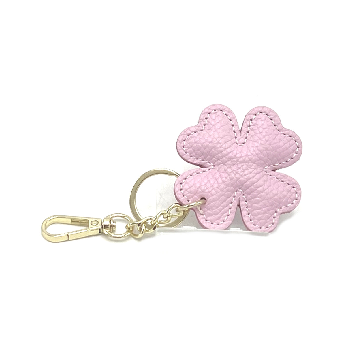 Genuine leather key chain, Lucky leaf, art. PO04