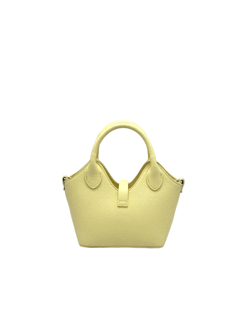 Borsa a tracolla in vera pelle, Misura piccola, Made in Italy, art. 112600
