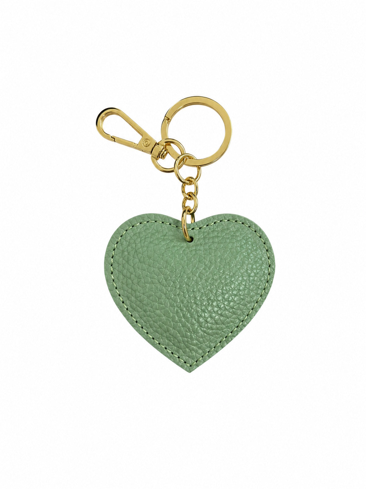 Genuine Leather Heart Keychain & Bag Charm, art. PO08