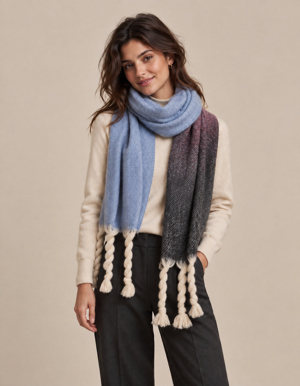 Christmas Gift | Soft Winter Scarf with Cashmere-Like Feel, 253115