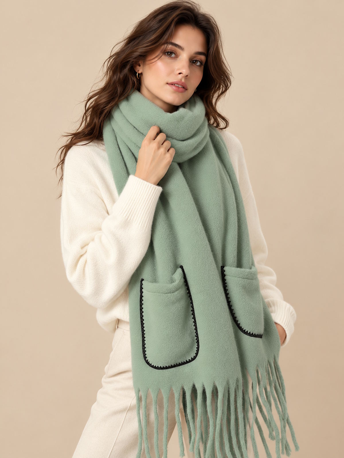 Christmas Gift | Soft Winter Scarf with Cashmere-Like Feel, Art. 253112