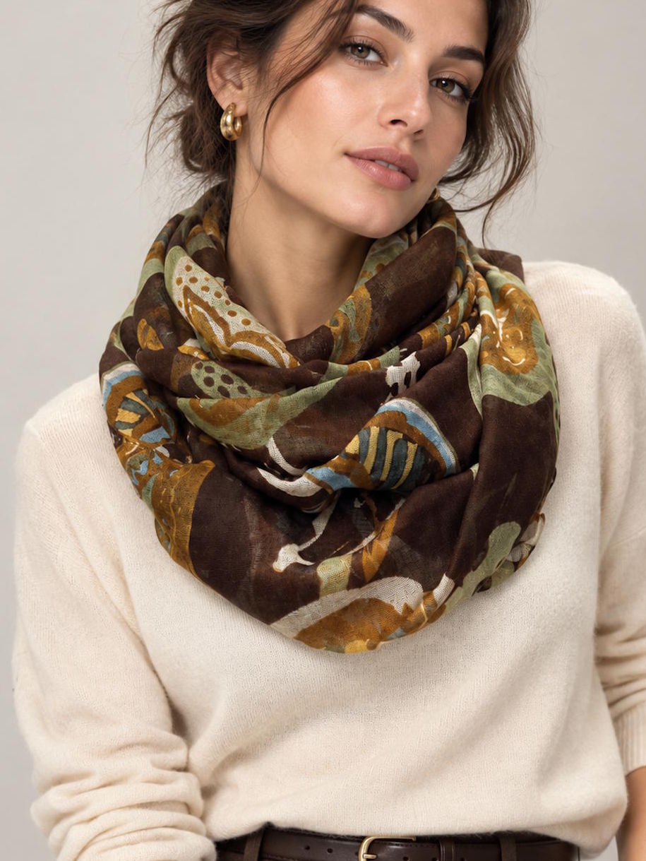 Christmas Gift | Women's Light Scarf, Coveri Collection,  art. 252101