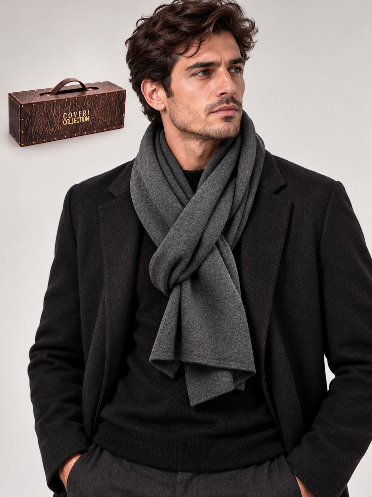 Christmas Gift for Him | Thick & Soft Winter Scarf with Cashmere-Like Feel,  Art. 261551