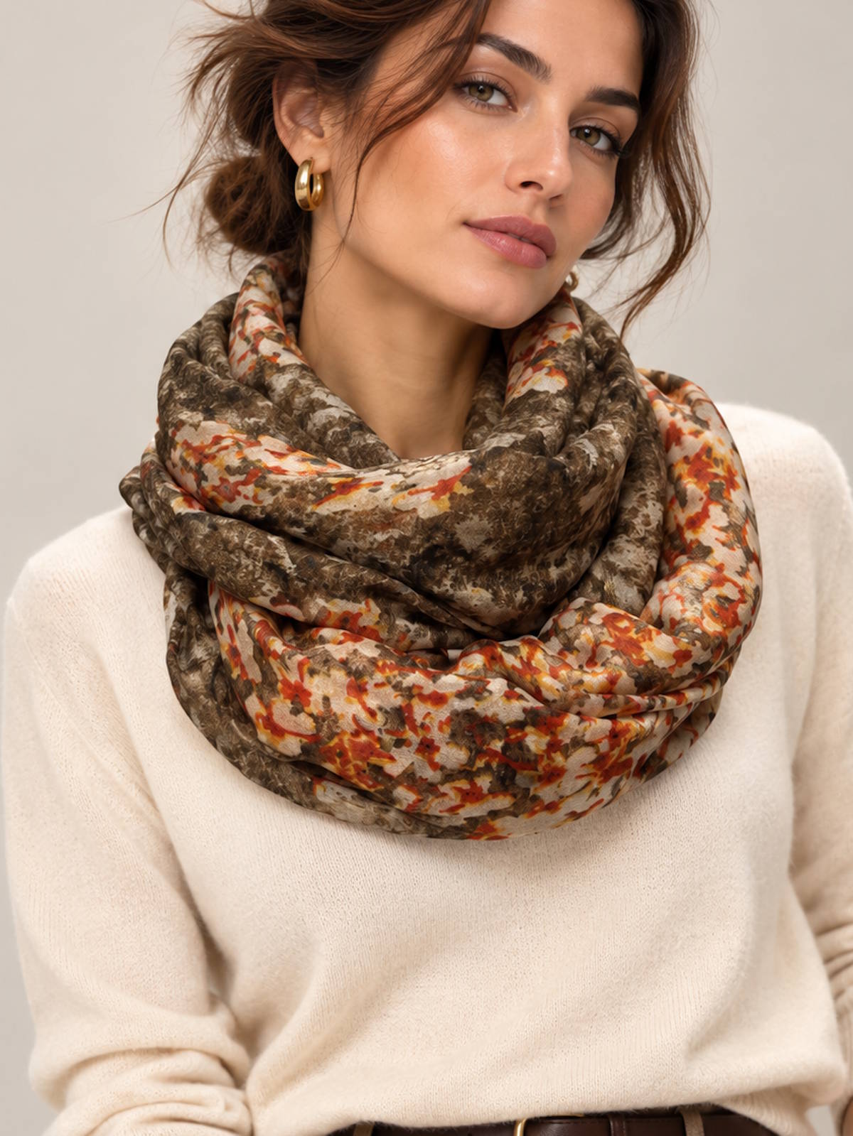 Christmas Gift | Women's Light Scarf, Coveri Collection,  art. 252103