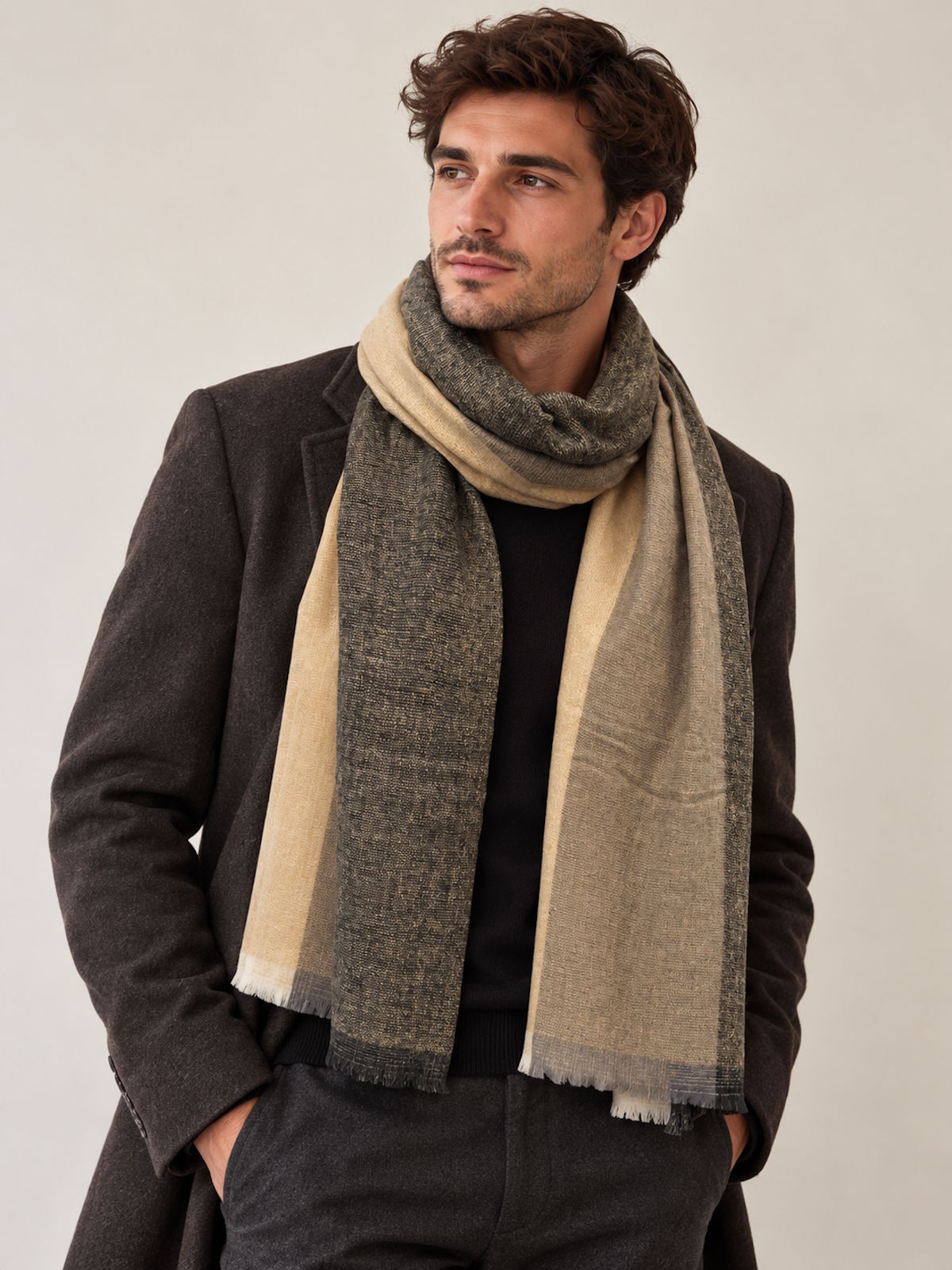 Christmas Gift For Him| Oversized Soft Scarf with Cashmere-Like Feel,  Art. 251602