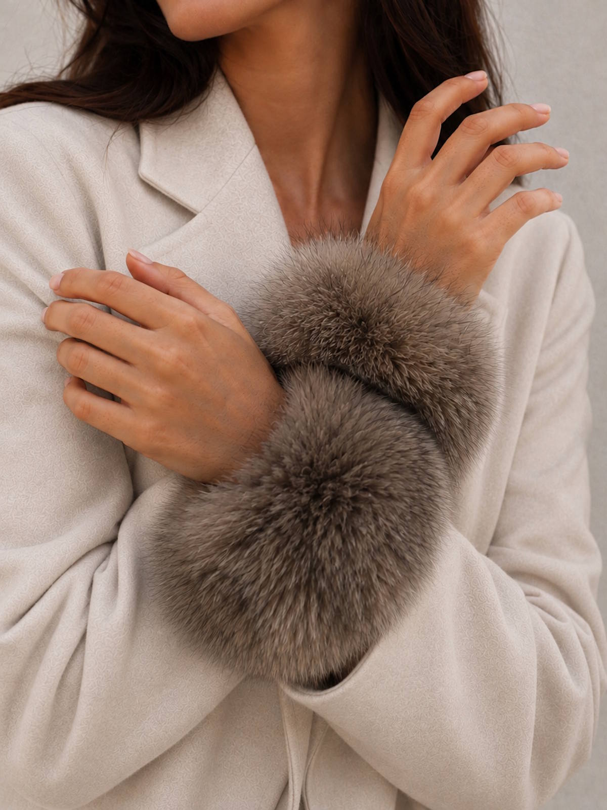 Plush Faux Fur Wrist Cuff, Fall/Winter, Art. MZ-2621.532