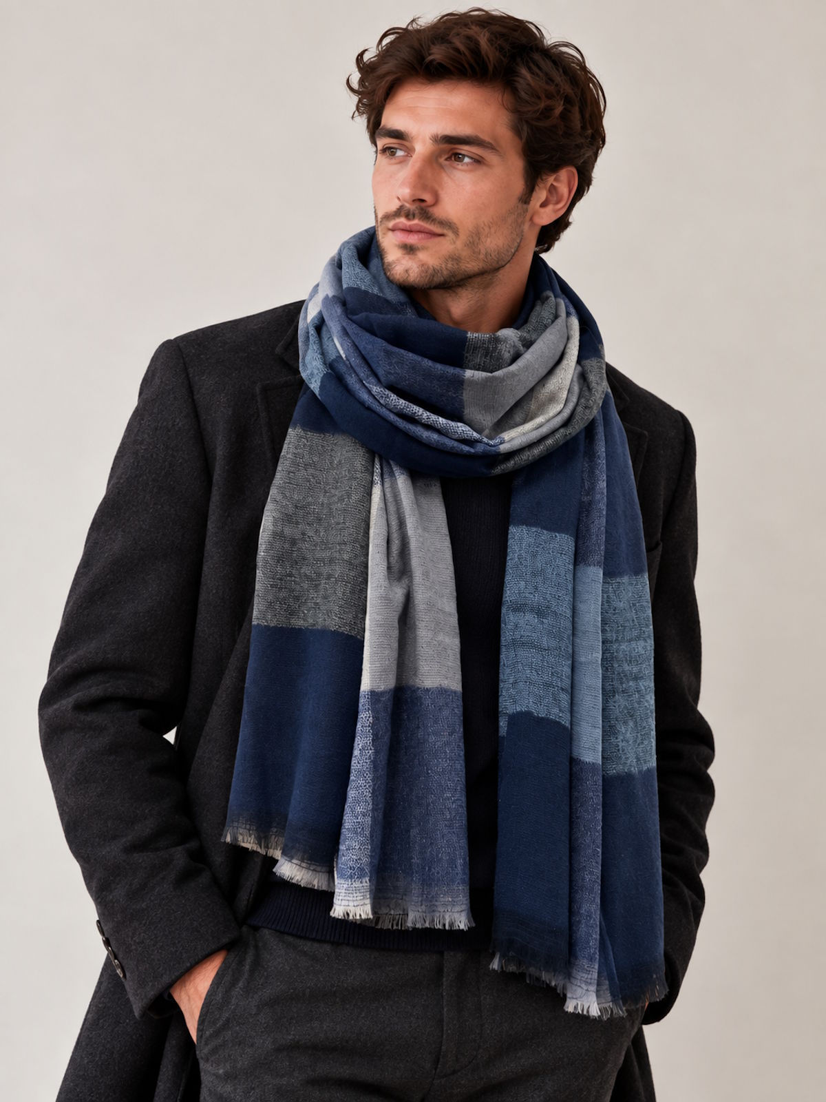 Christmas Gift For Him| Oversized Soft Scarf with Cashmere-Like Feel,  Art. 251604