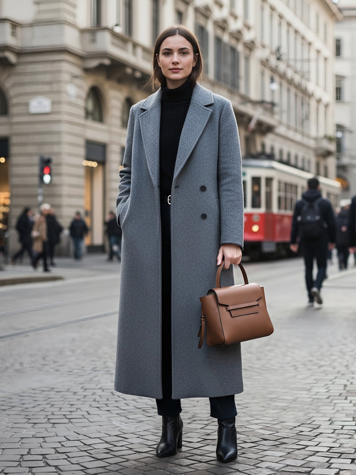 Premium Leather Crossbody Bag for Women – Classic Handbag, Made in Italy, art. 112669