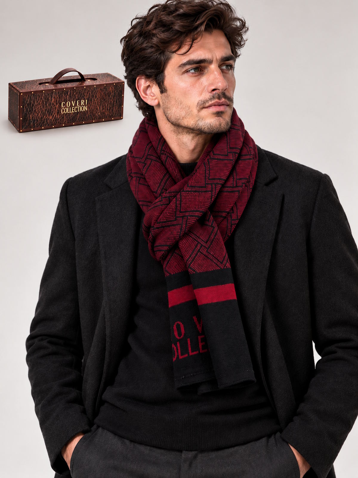 Christmas Gift for Him | Thick & Soft Winter Scarf with Cashmere-Like Feel,  Art. 261552